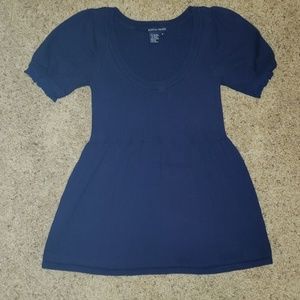 Boston Proper Navy baby doll top Size Medium